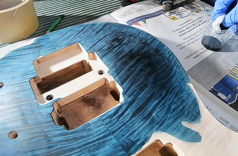 Corso verniciatura Chitarra elettrica